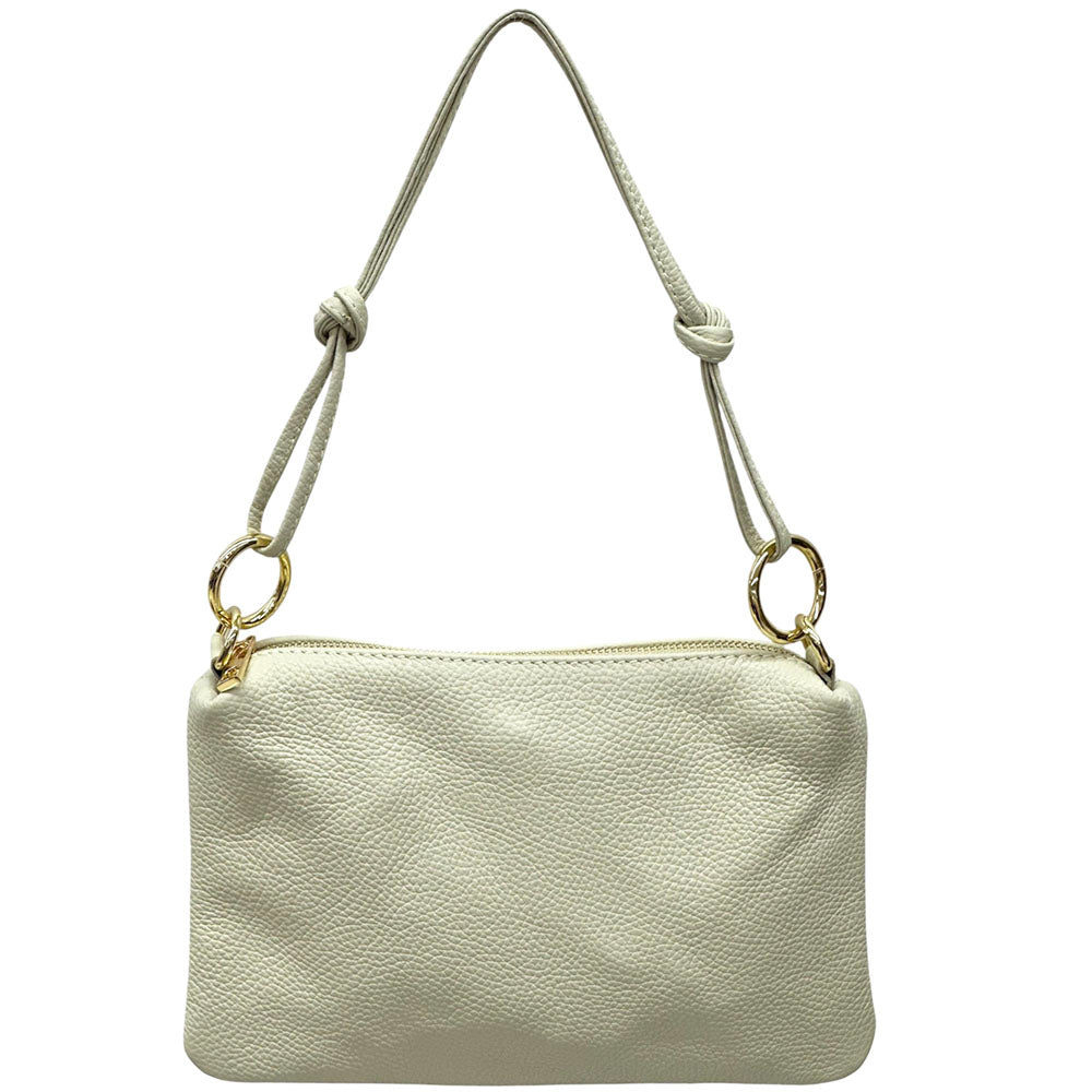 Neriva Soft Cow Leather Mini Shoulder and Crossbody Bag - Made In Italy