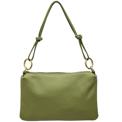 Neriva Soft Cow Leather Mini Shoulder and Crossbody Bag - Made In Italy