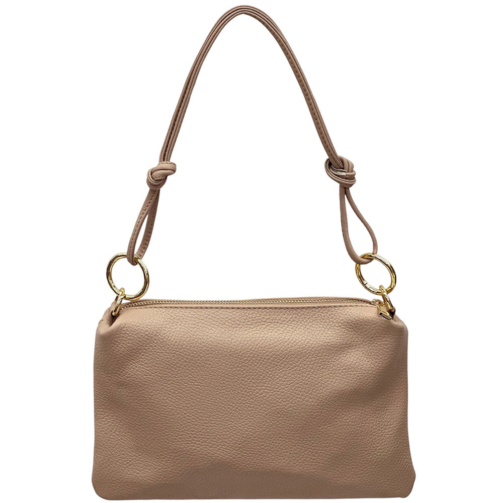 Neriva Soft Cow Leather Mini Shoulder and Crossbody Bag - Made In Italy