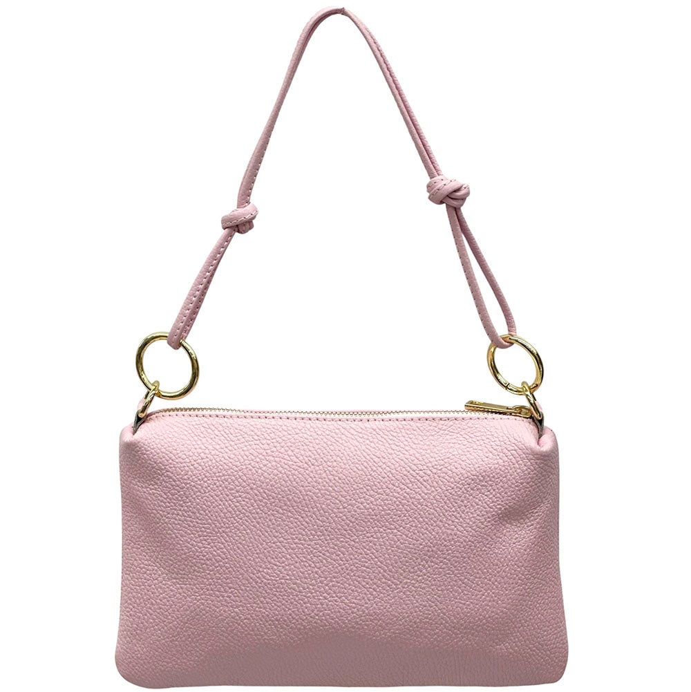 Neriva Soft Cow Leather Mini Shoulder and Crossbody Bag - Made In Italy