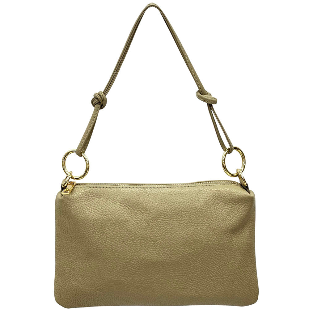 Neriva Soft Cow Leather Mini Shoulder and Crossbody Bag - Made In Italy