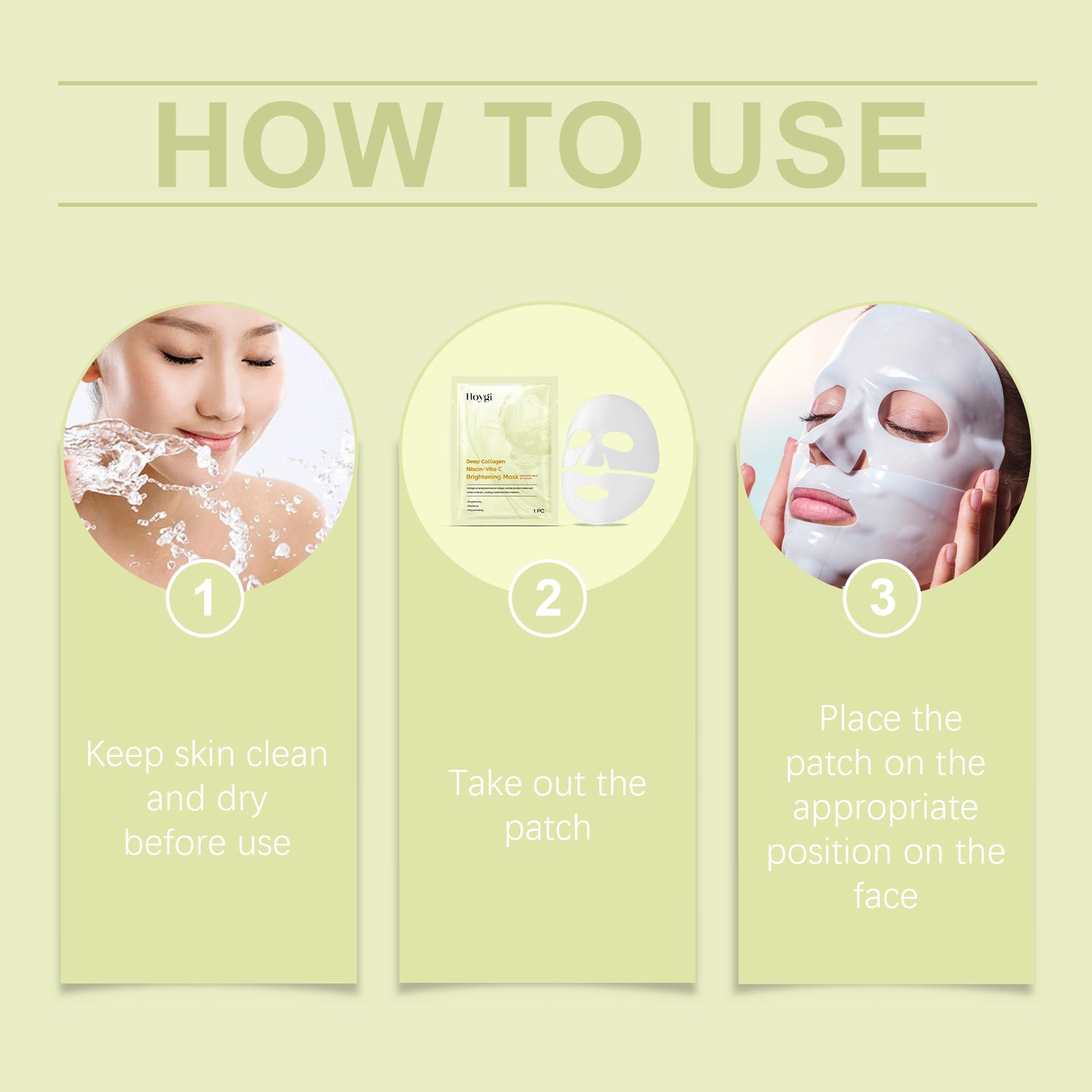 Nicotinic Acid Vitamin C Whitening Mask (Bag) Facial Moisturizing, Hydrating, Tender, Anti-Wrinkle, Repairing And Brightening Skin Care Mask