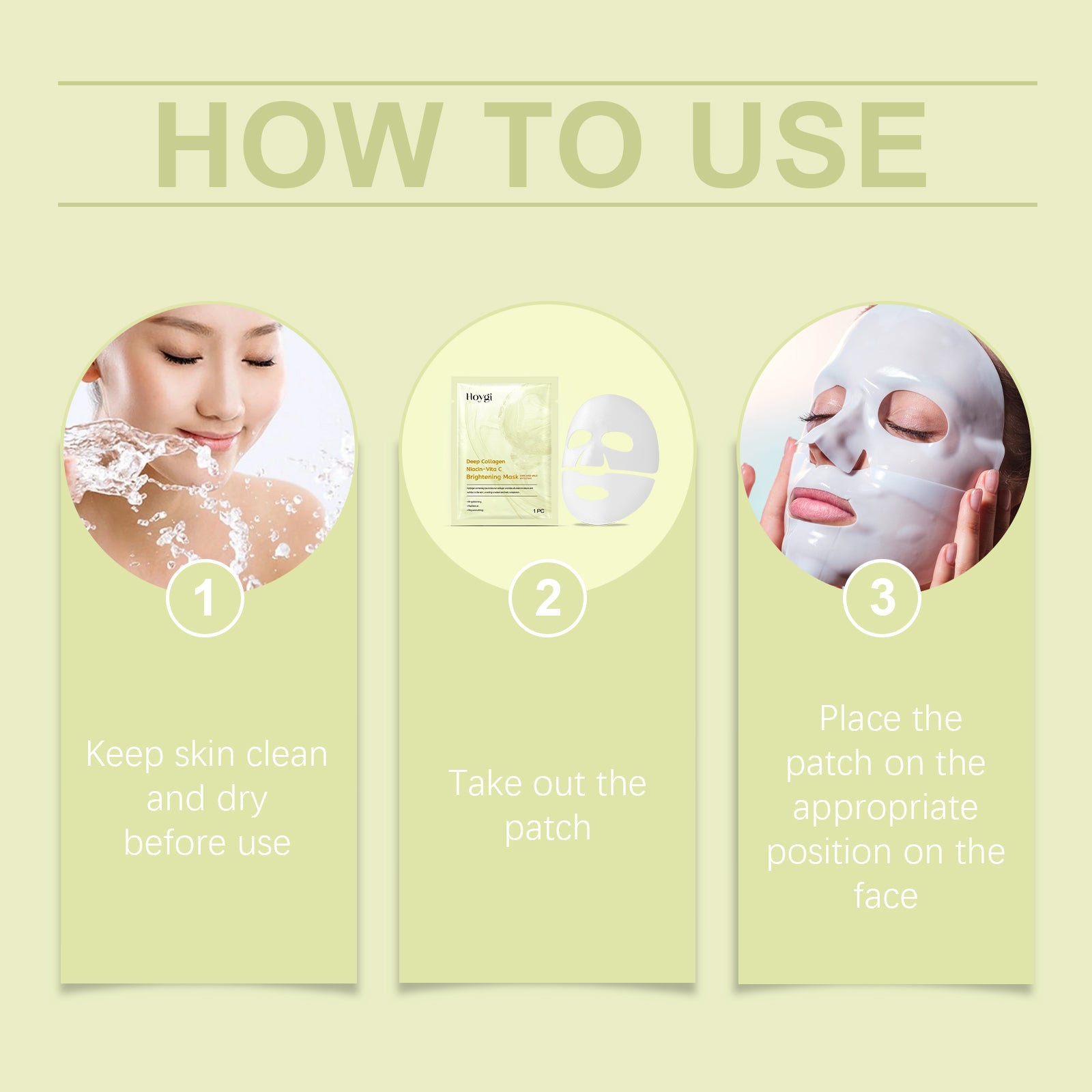 Nicotinic Acid Vitamin C Whitening Mask (Bag) Facial Moisturizing, Hydrating, Tender, Anti-Wrinkle, Repairing And Brightening Skin Care Mask