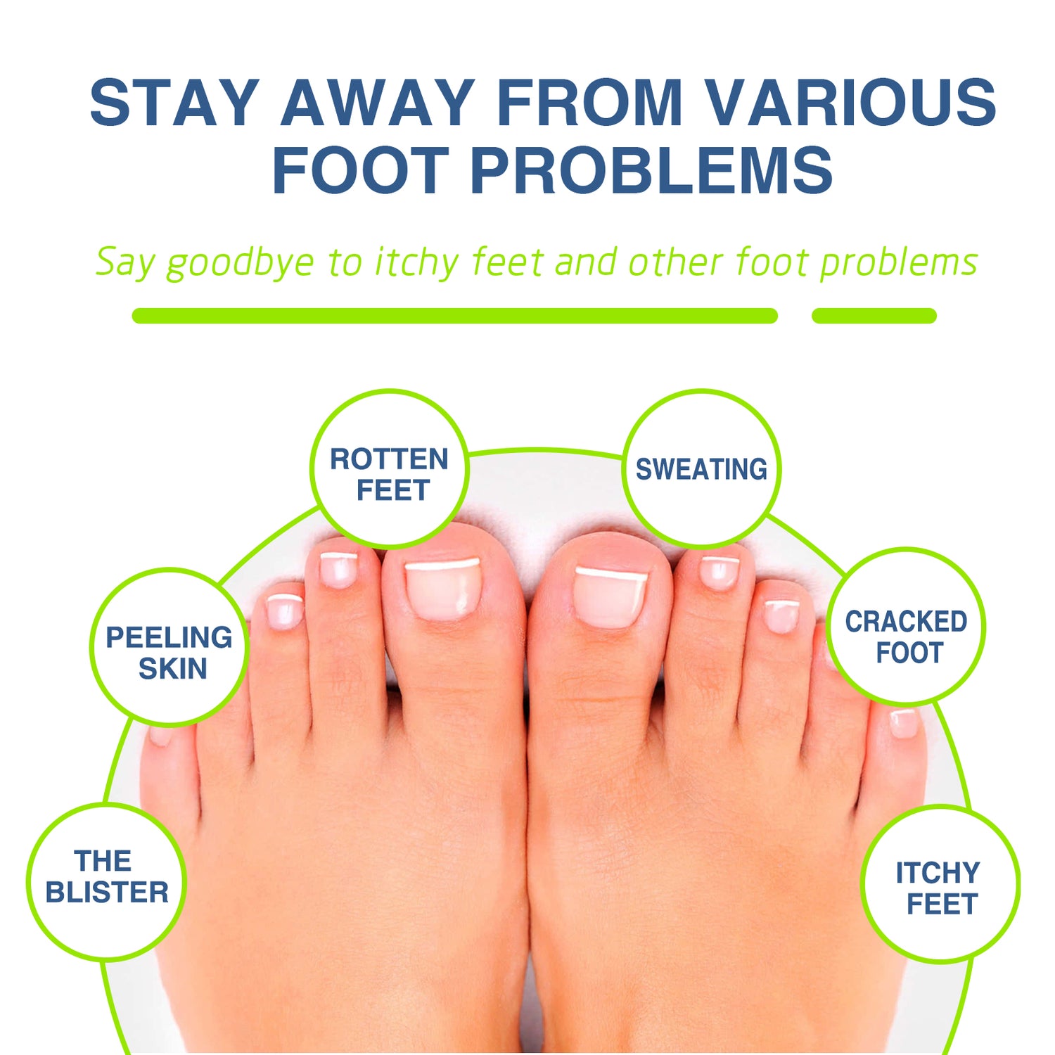 Debacteria Foot Spray, Deodorant Repair Foot Itchy Dry Peeling Moisturizing Foot Spray