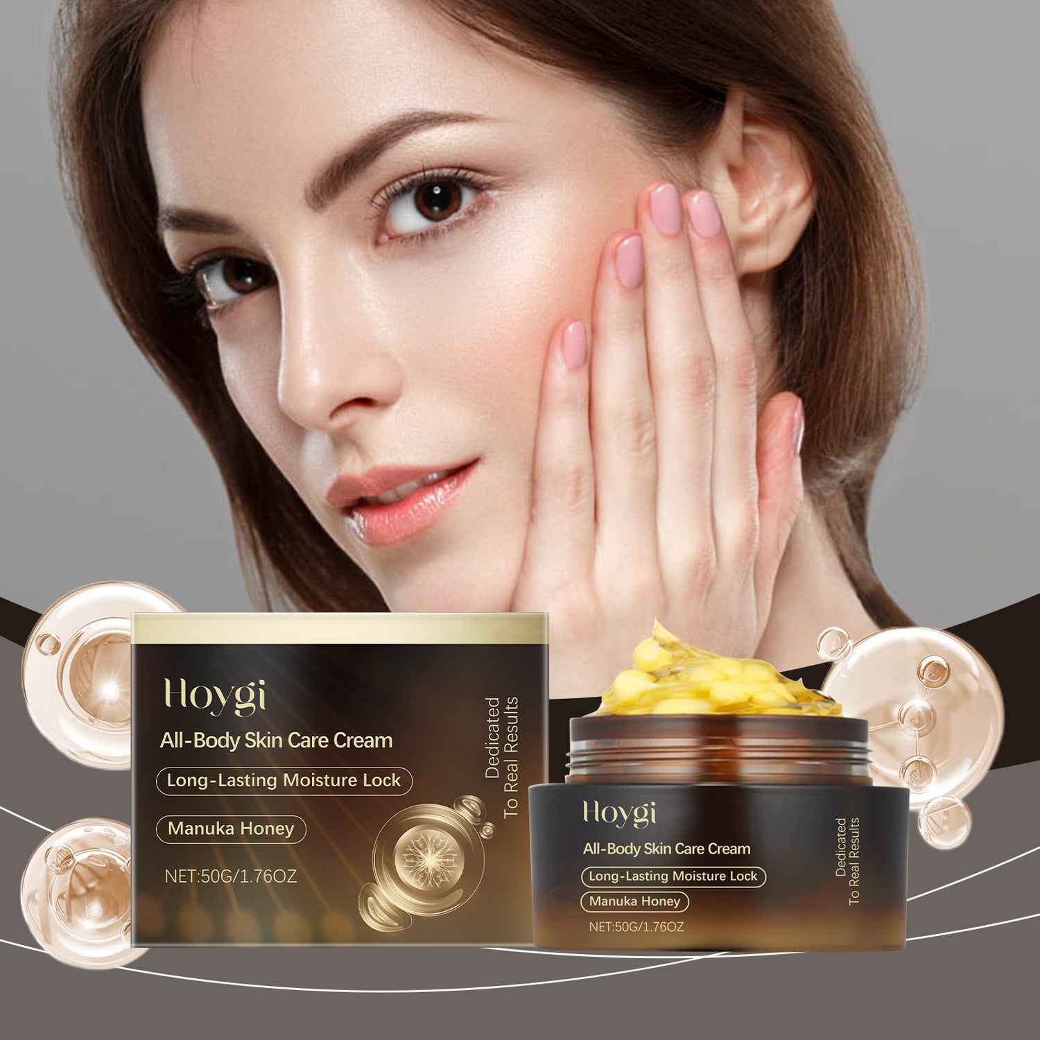 Hoygi Firming Moisturizer Body Care Gentle Cream Moisturizing Hydrating Moisturizing Brightening Nourishing Care