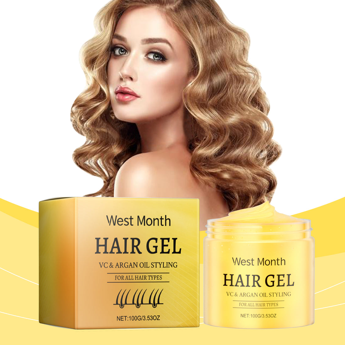 West&amp;Month Hair Mask Nourishes And Softens Long Lasting Hair Without Greasy Hair Mask