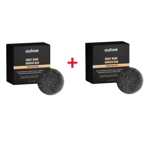 OUHOE Black Hair Soap, Repair Black Hair Massage Moisturizing Hair Cleansing Soap