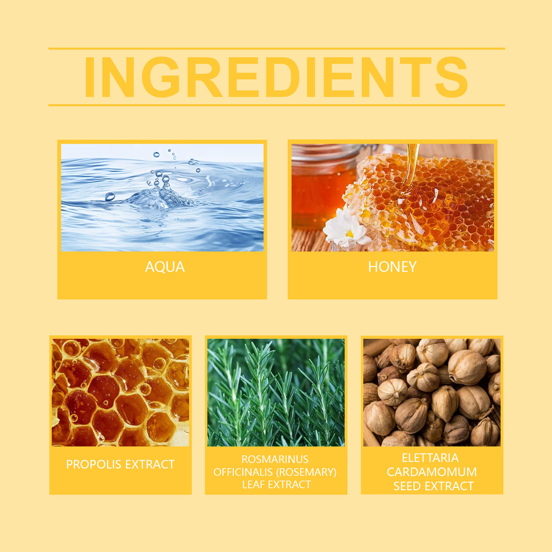 Hoegoa Honey Hair Care Essential Oil Honey Rosemary Scalp Repair Smooth And Moist Hair Care Essential Oil