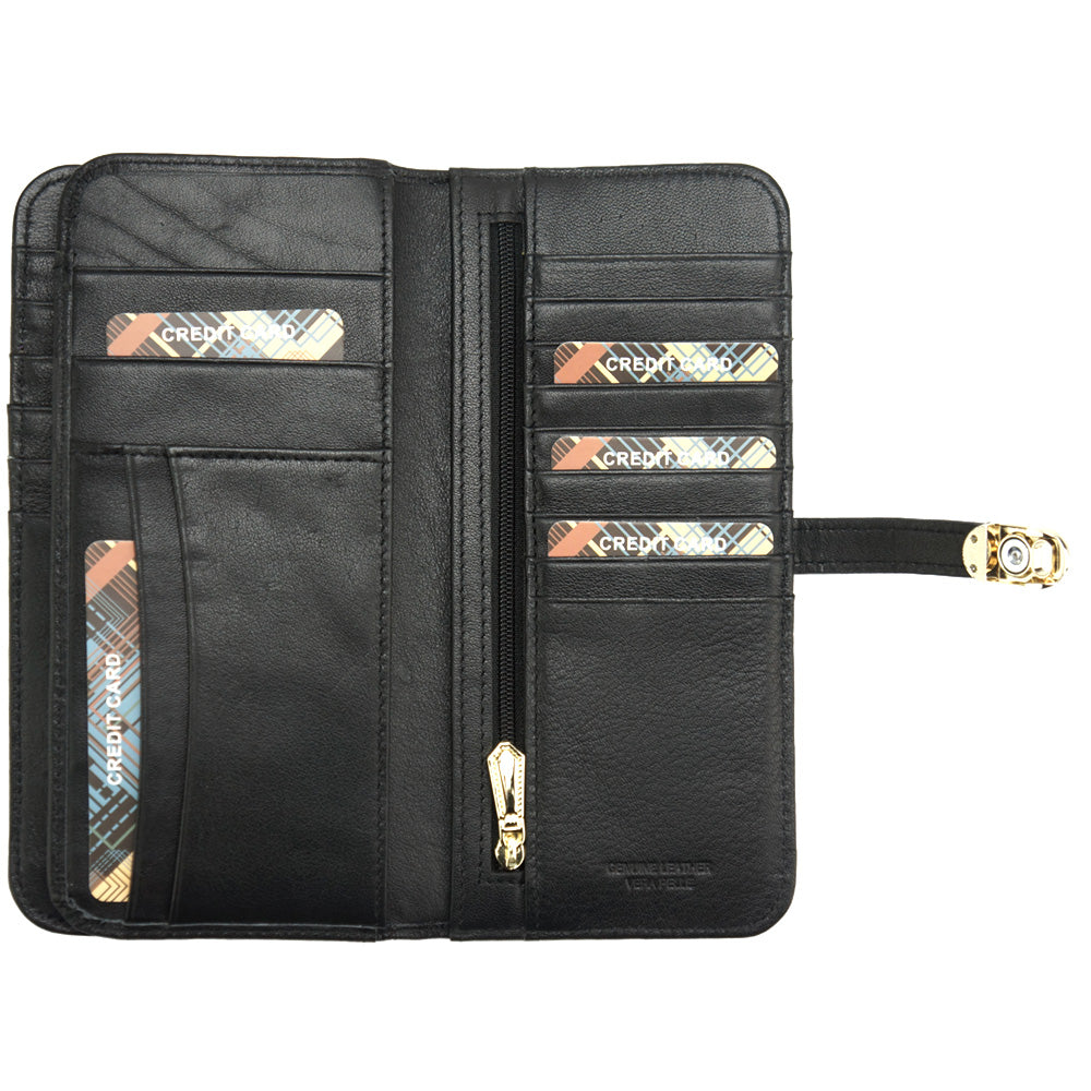 Camilla Leather Wallet - Made In Italy