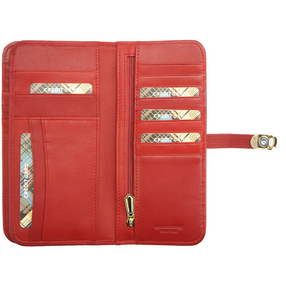Camilla Leather Wallet - Made In Italy