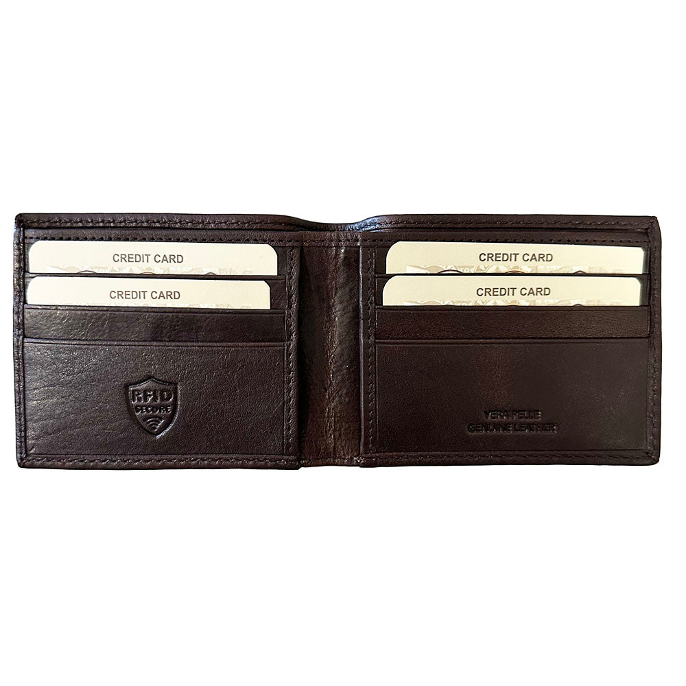 Ernesto V leather wallet - Made In Italy