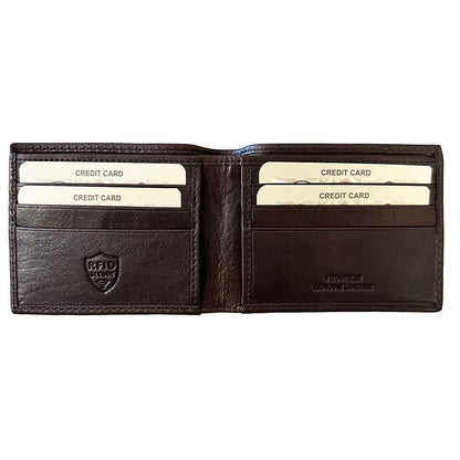 Ernesto V leather wallet - Made In Italy