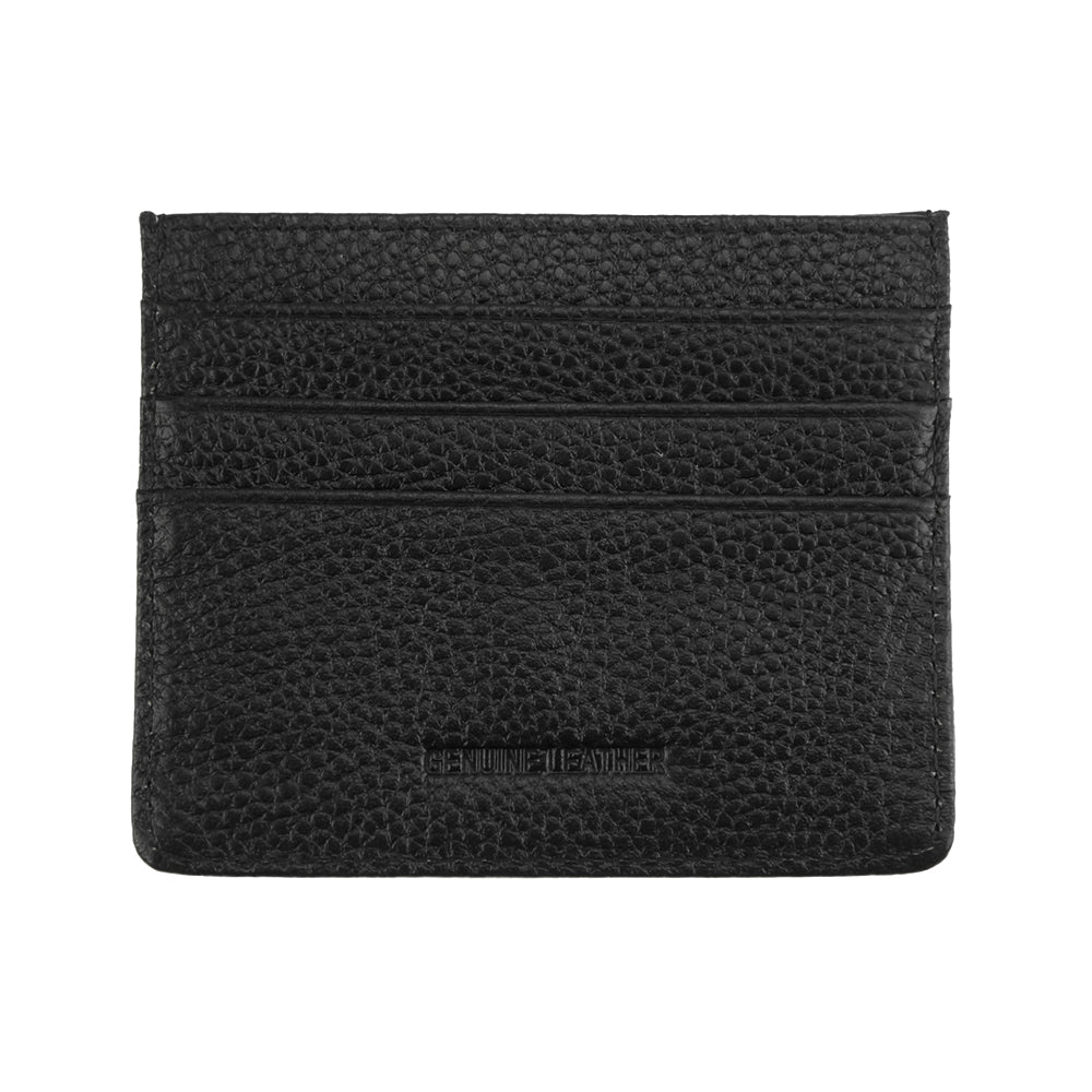Lisa Slim Leather Card Holder - Made In Italy