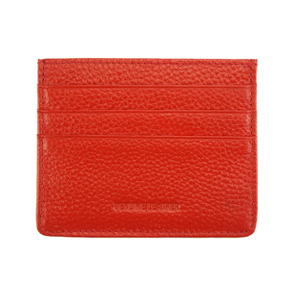 Lisa Slim Leather Card Holder - Made In Italy