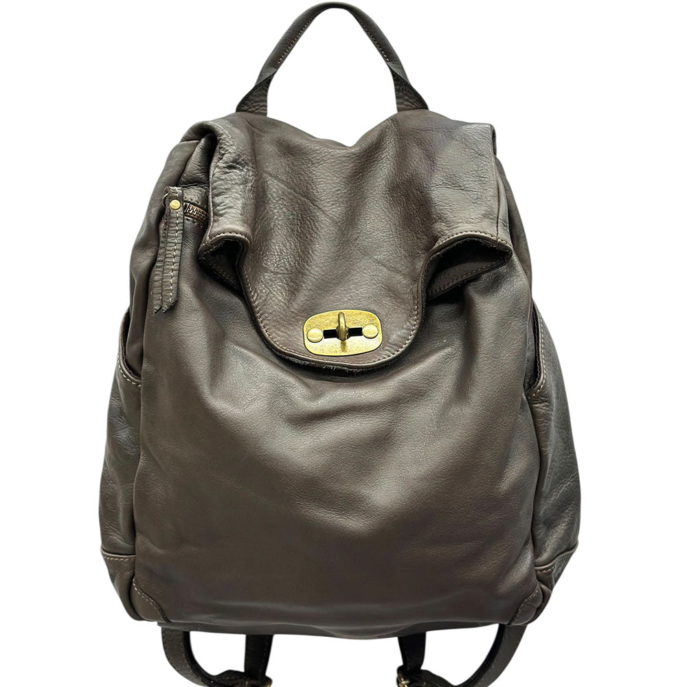 Selmira Washed Cow Leather Backpack - Made In Italy