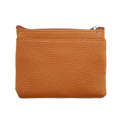 Multi Zip Leather Coin Wallet Jamie - Made In Italy