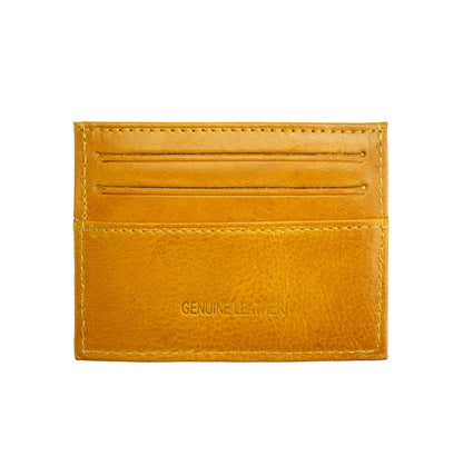Simple Leather Card Holder V - Made In Italy