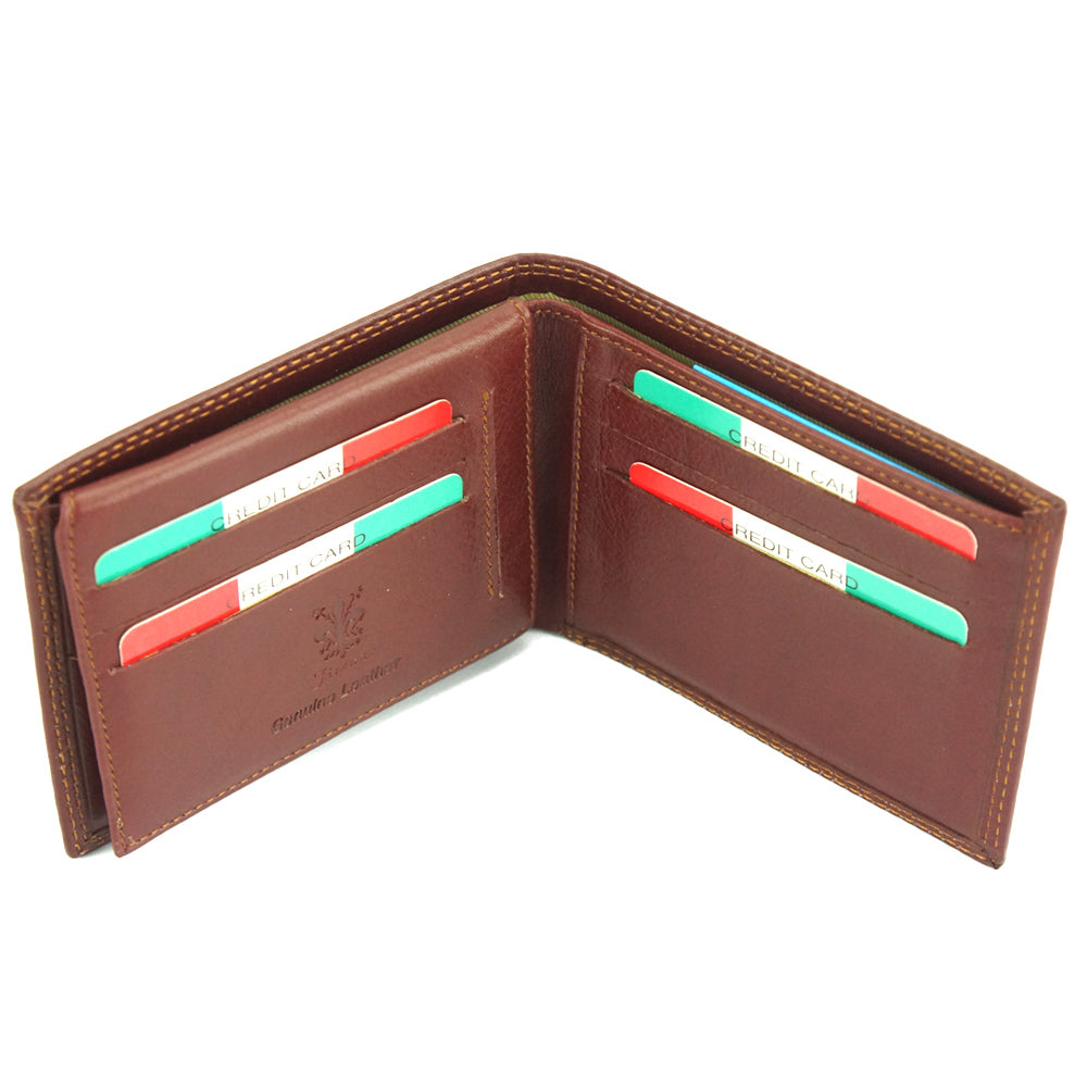 Nicolò leather Wallet - Made In Italy