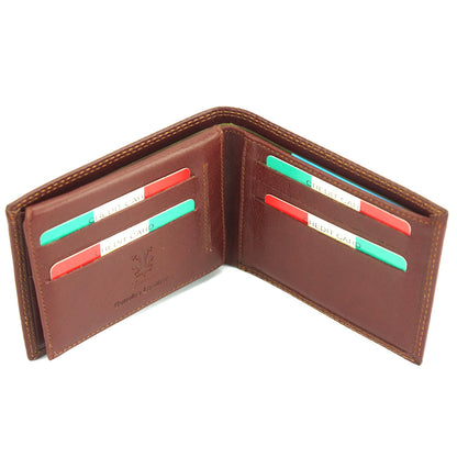 Nicolò leather Wallet - Made In Italy