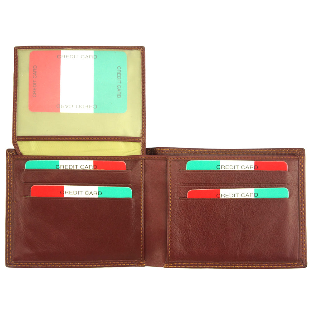 Nicolò leather Wallet - Made In Italy