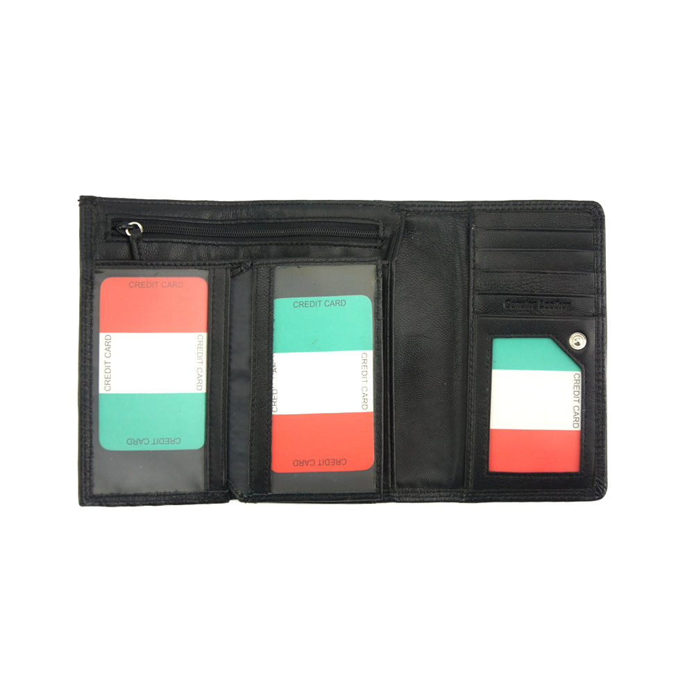 Mirella Cow Leather Women’s Wallet - Made In Italy