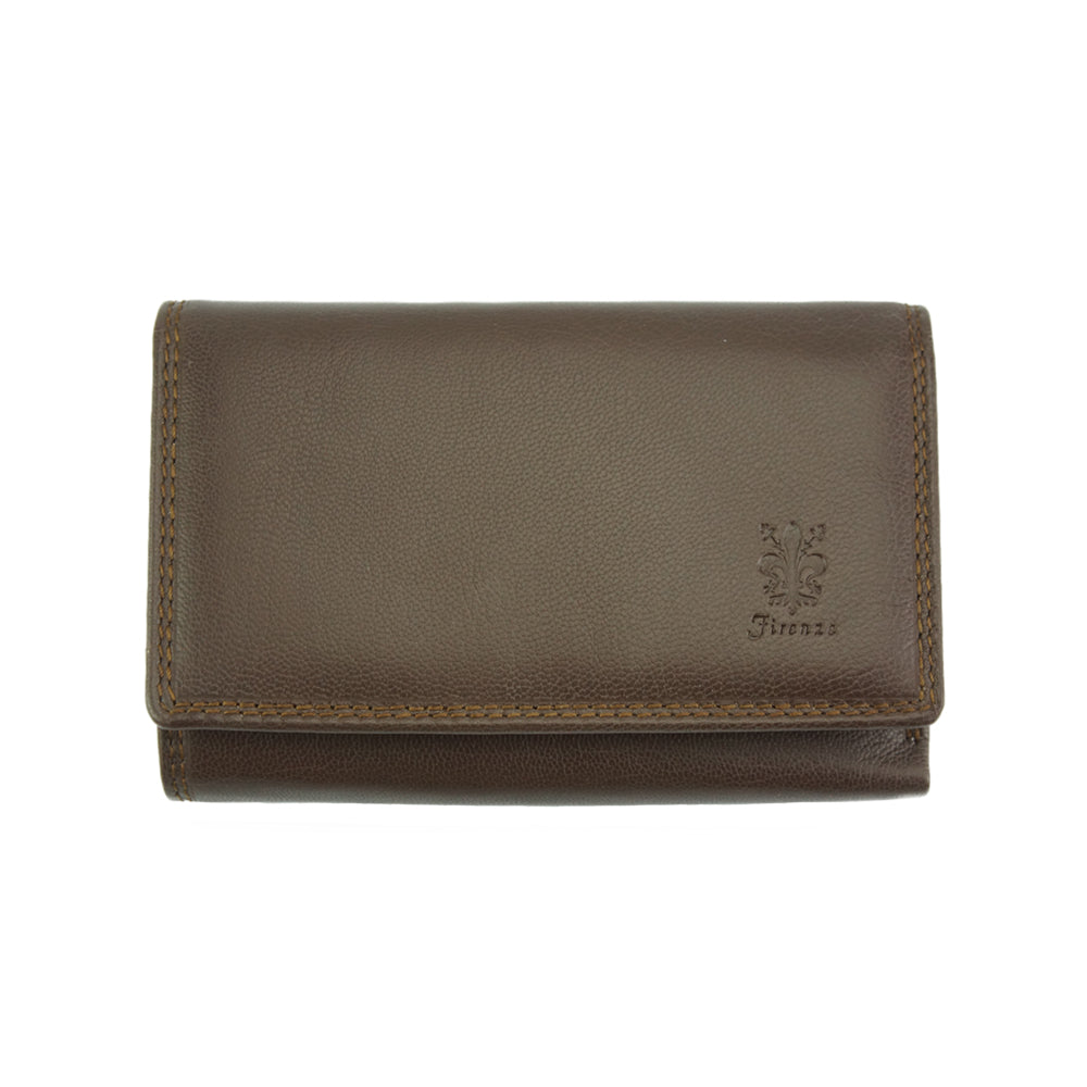 Mirella Cow Leather Women’s Wallet - Made In Italy