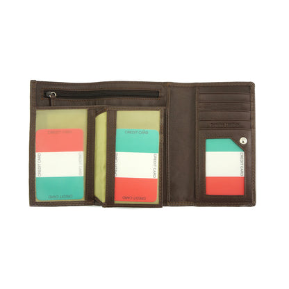 Mirella Cow Leather Women’s Wallet - Made In Italy