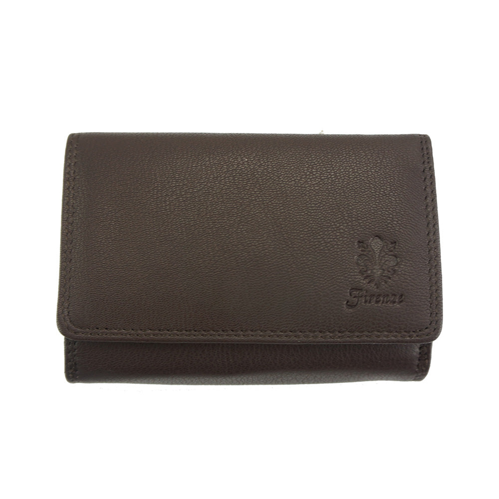 Rina Leather Wallet - Made In Italy