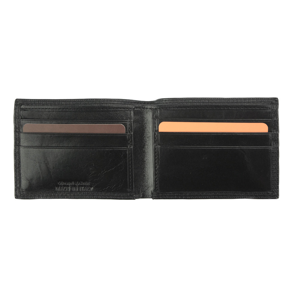 Ernesto V leather wallet - Made In Italy