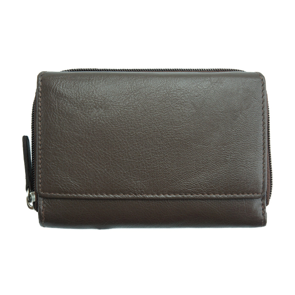 Jenny Classic Leather Wallet - Made In Italy