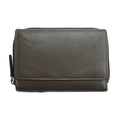 Jenny Classic Leather Wallet - Made In Italy