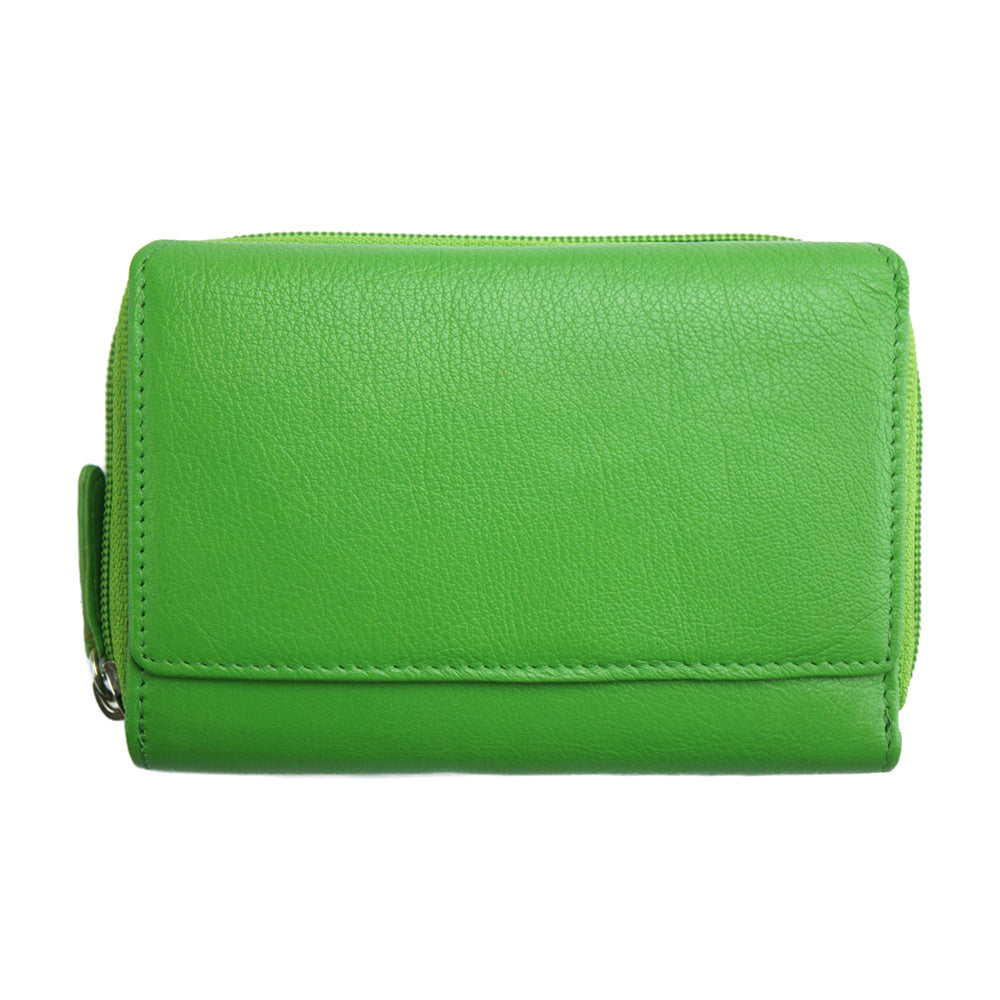 Jenny Classic Leather Wallet - Made In Italy