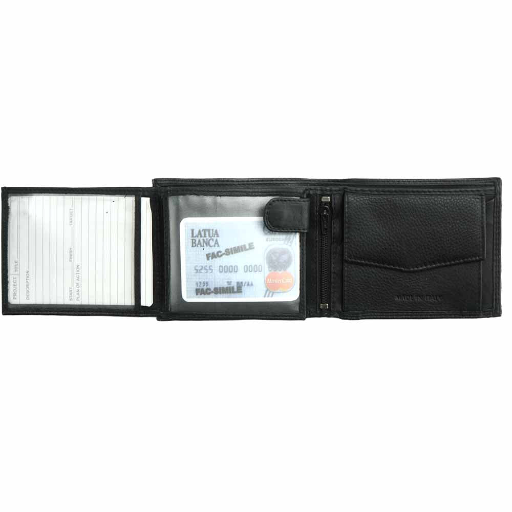 Leslie Leather Wallet - Made In Italy