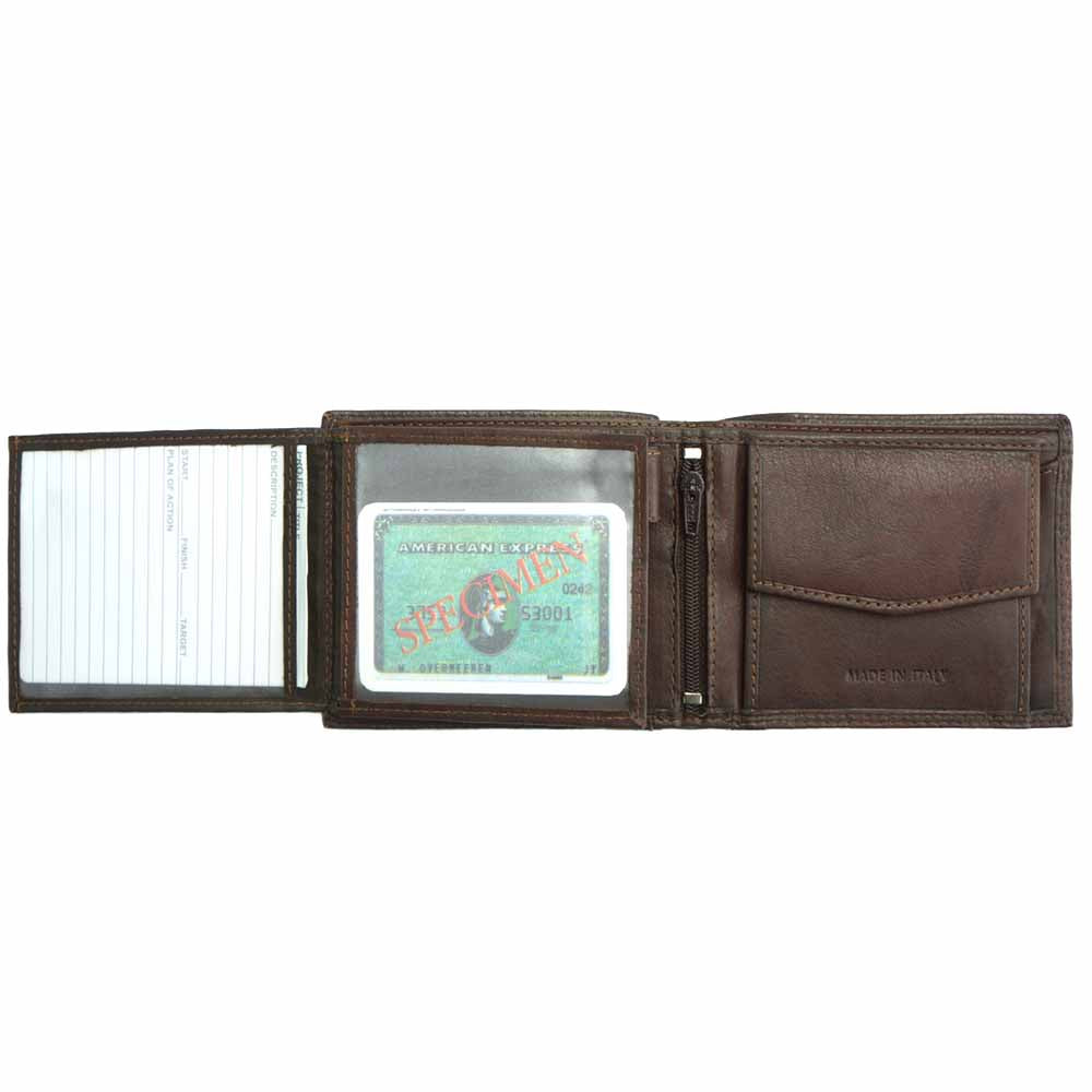 Leslie Leather Wallet - Made In Italy
