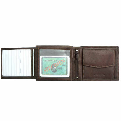 Leslie Leather Wallet - Made In Italy