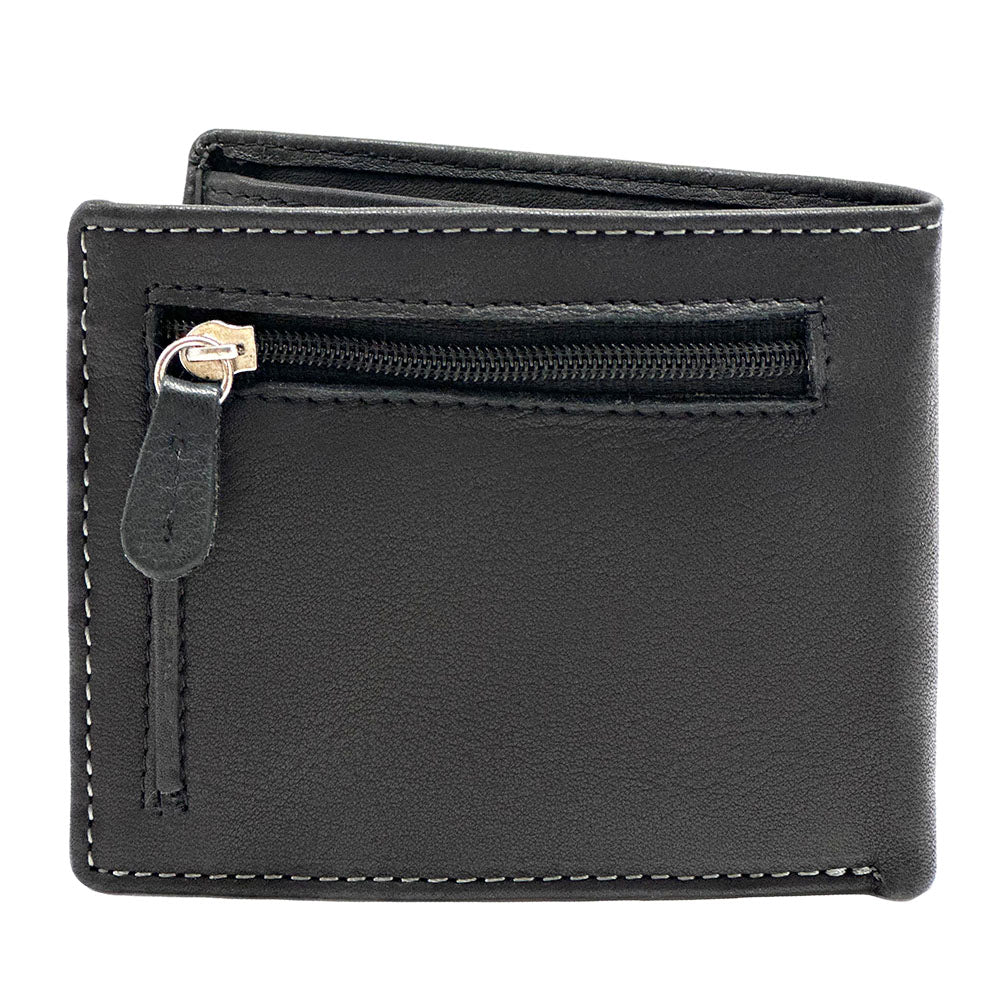 Lino Zip cow leather wallet - Made In Italy