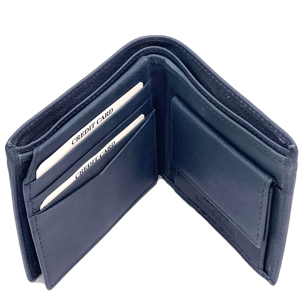 Aaron Cow Leather Wallet - Made In Italy
