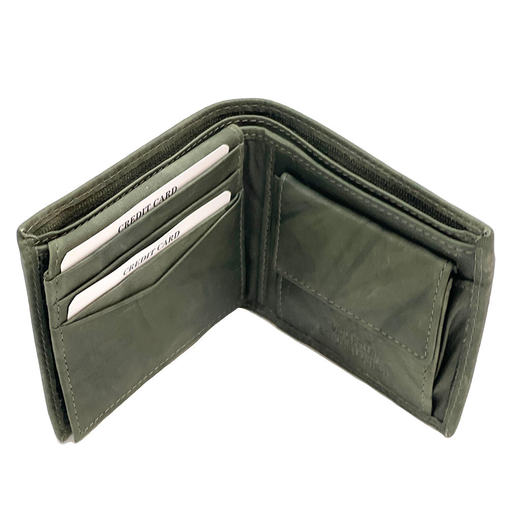 Aaron Cow Leather Wallet - Made In Italy