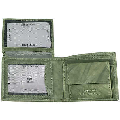 Aaron Cow Leather Wallet - Made In Italy