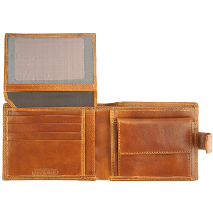 Martino V leather wallet - Made In Italy