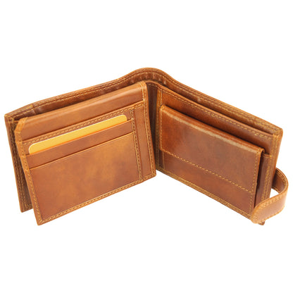 Martino V leather wallet - Made In Italy