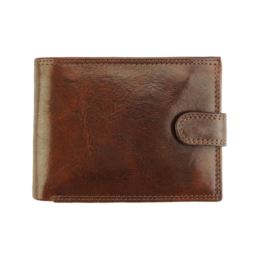Martino V leather wallet - Made In Italy