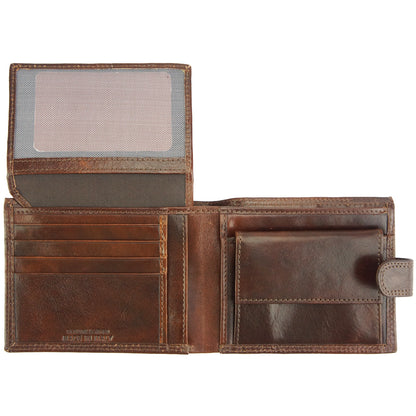 Martino V leather wallet - Made In Italy