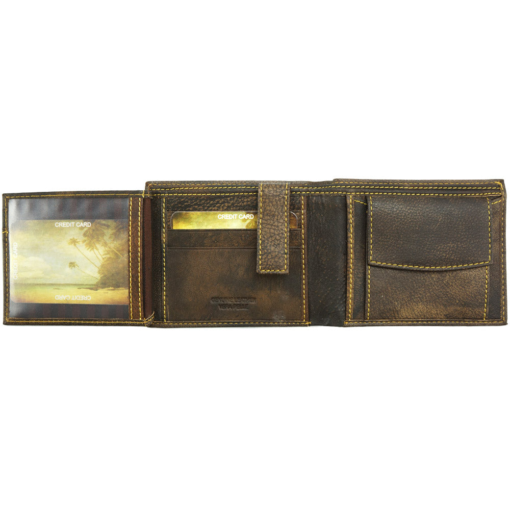 Alfonso Leather Wallet - Made In Italy