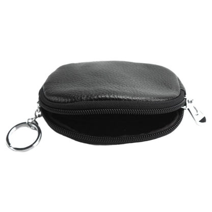 Aria Soft Cow Leather Coin Pouch with Zip - Made In Italy