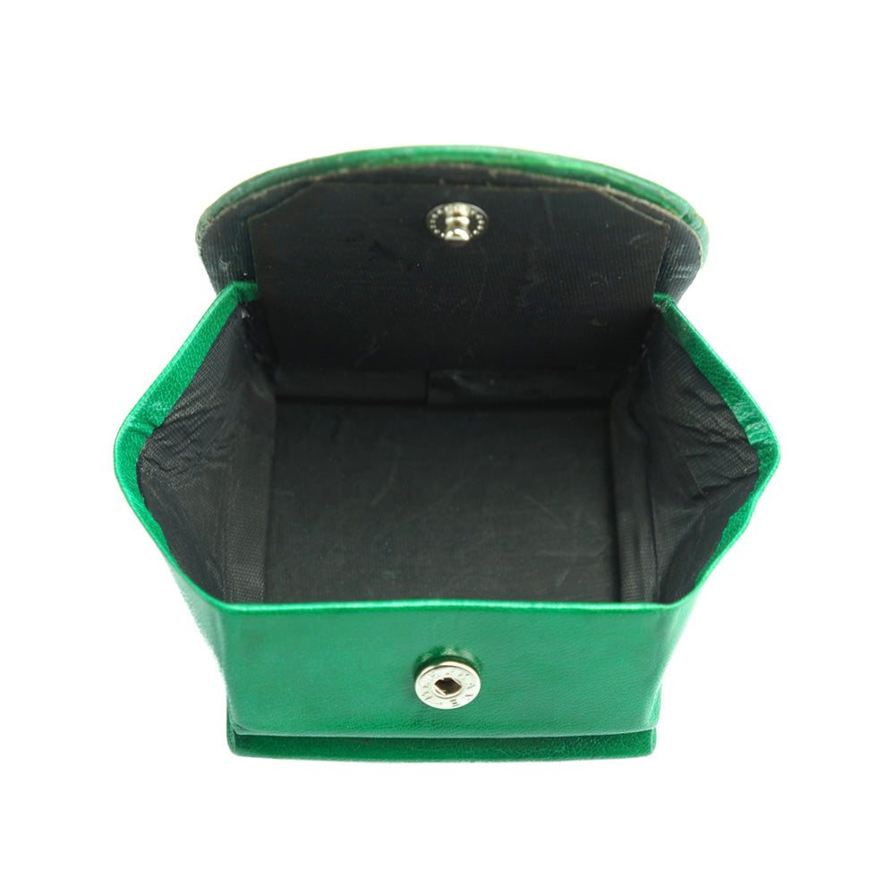 Cat Leather Coin Purse - Made In Italy