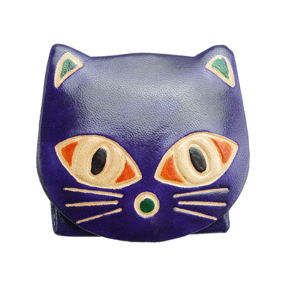 Cat Leather Coin Purse - Made In Italy