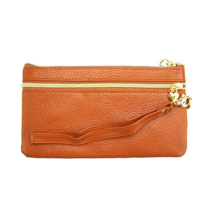 Anastasia D Leather Wallet - Made In Italy
