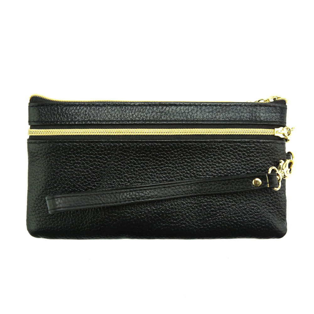Anastasia D Leather Wallet - Made In Italy