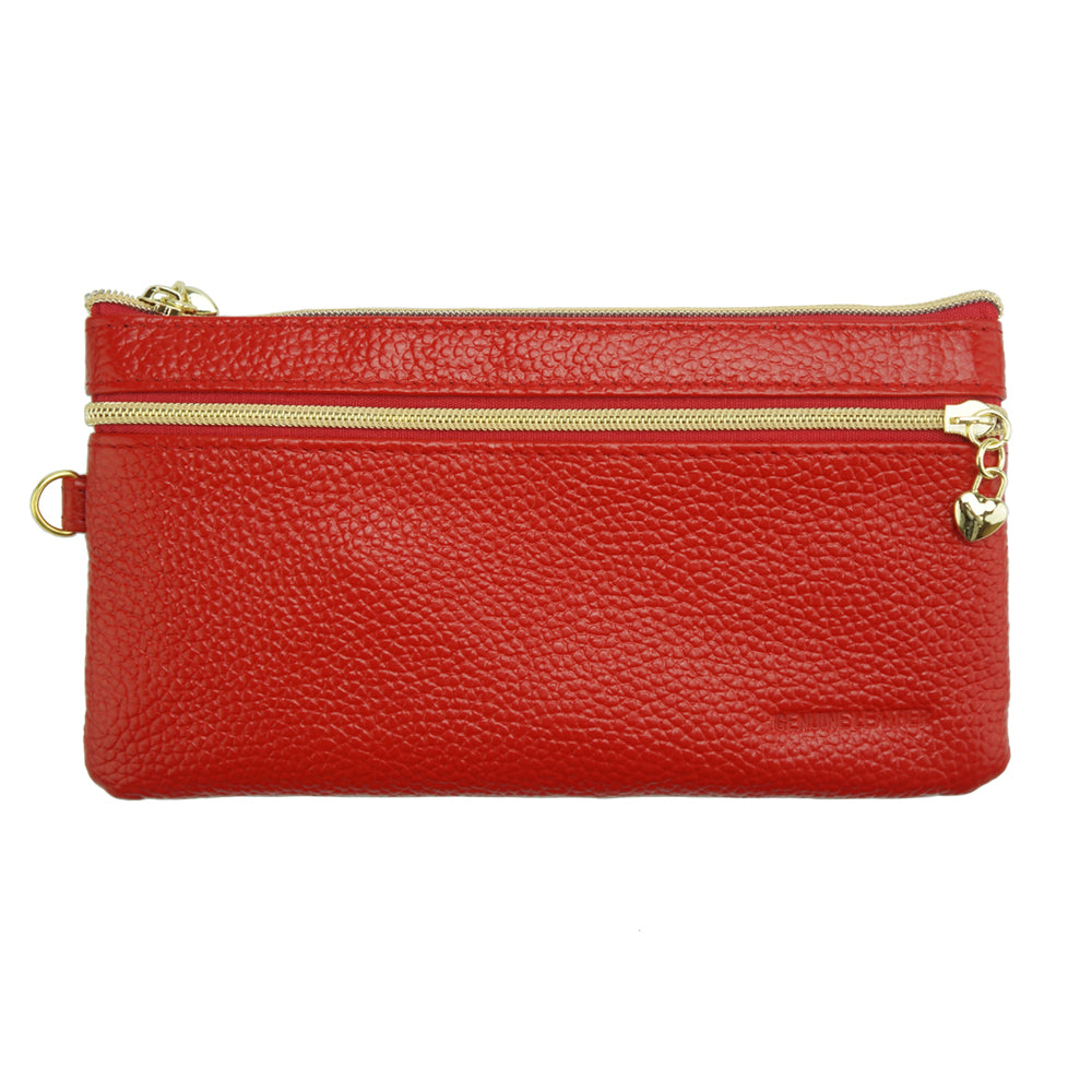 Anastasia D Leather Wallet - Made In Italy